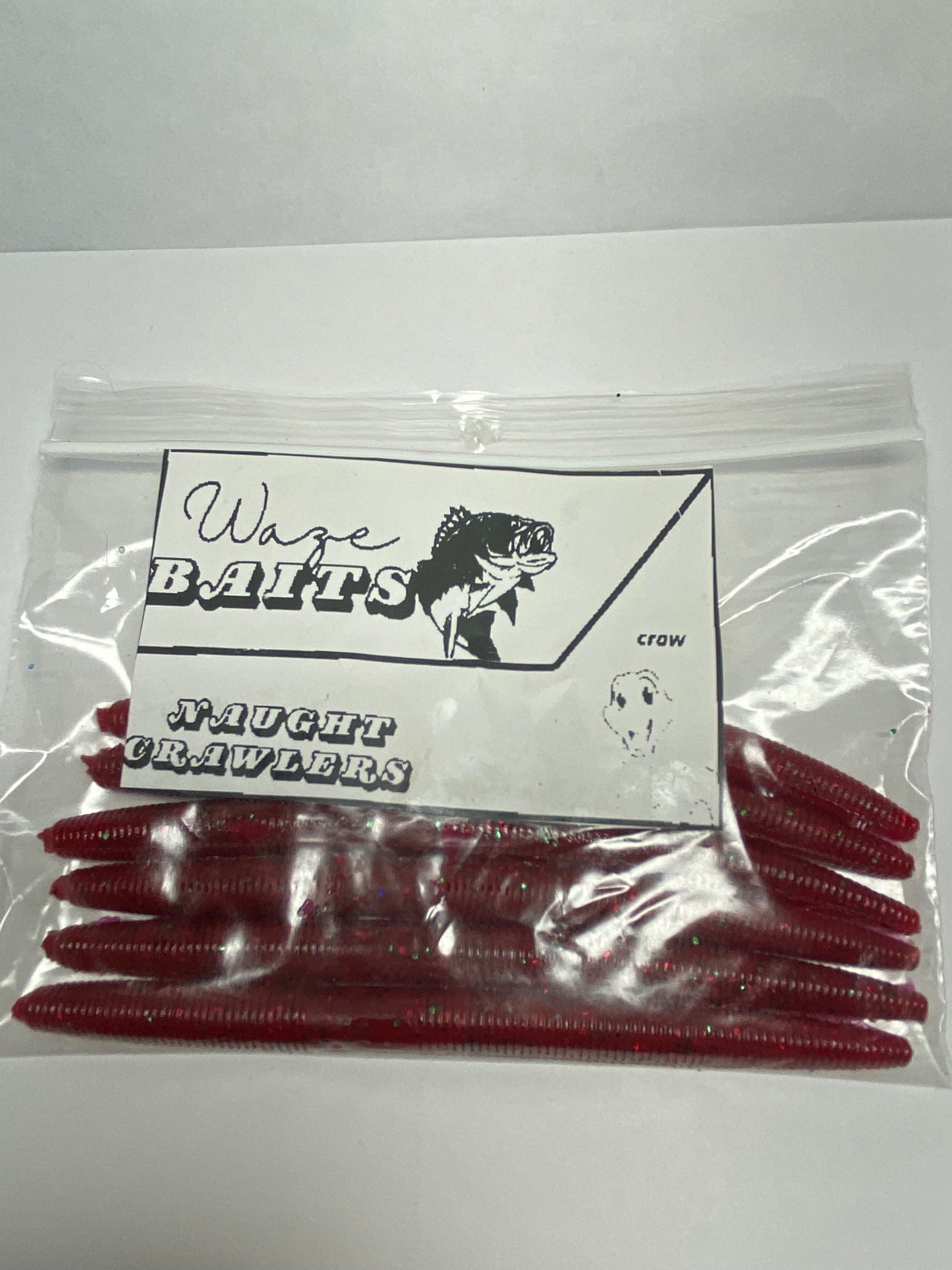 6 pack of Watermelon Red Naughty crawlers