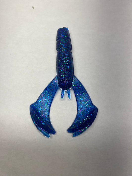 Comes with its 6 Boom Craws in the color Midnight Blue