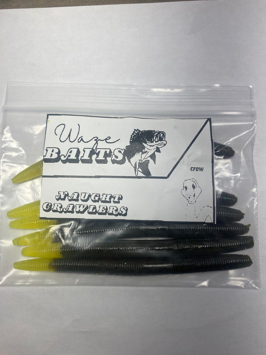 6 Green Pumpkin Naughty Crawlers